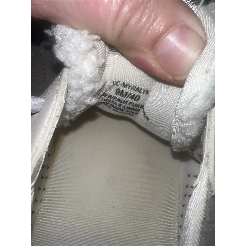 Women’s Size 9M-‎ Vince Camuto Myralyn Shearling & Suede Sneakers Shoes